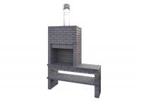 Ref. MD816 - 150 cm x 57 cm x 240 cm, LxAxA | Parrilla 60 cm x 40 cm, LxA | 630 kg
